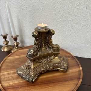 Vintage Brass or Bronze Candelabra/Lamp Base